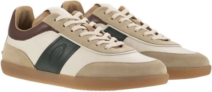 Tod'S Suede Leather Tabs Sneakers - Image 4