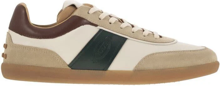 Tod'S Suede Leather Tabs Sneakers