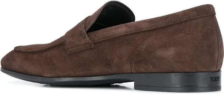 Tod'S Suede Penny Loafers Shoes - Image 3