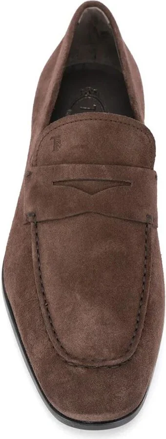 Tod'S Suede Penny Loafers Shoes - Image 4