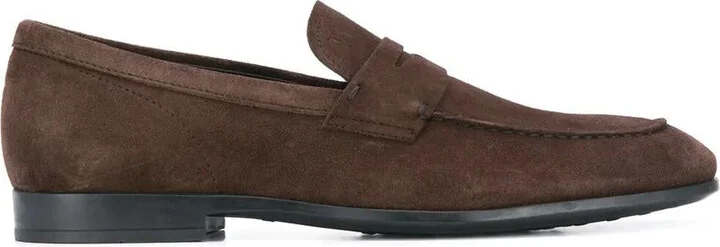 Tod'S Suede Penny Loafers Shoes