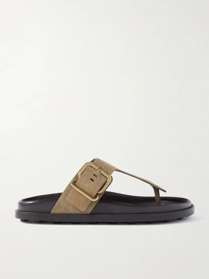 Tod's - Suede Sandals - Brown