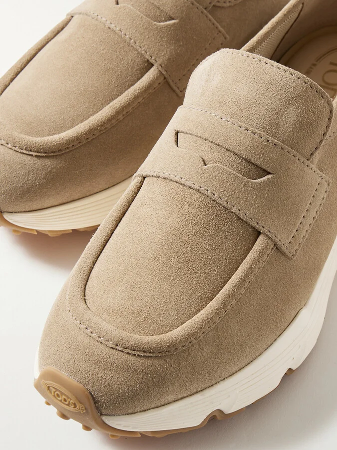 Tod's - Suede Slip-on Sneakers - Neutrals - Image 4