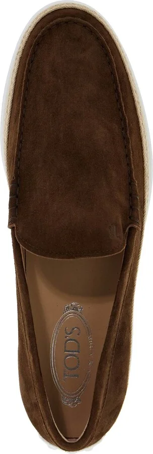 TOD'S suede slip-on with rafia insert - Image 3
