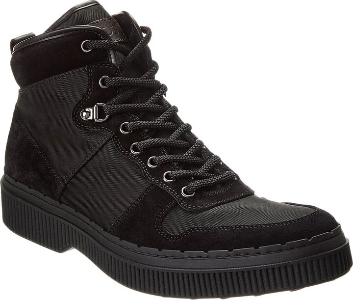 Tod's Suede-Trim Boot
