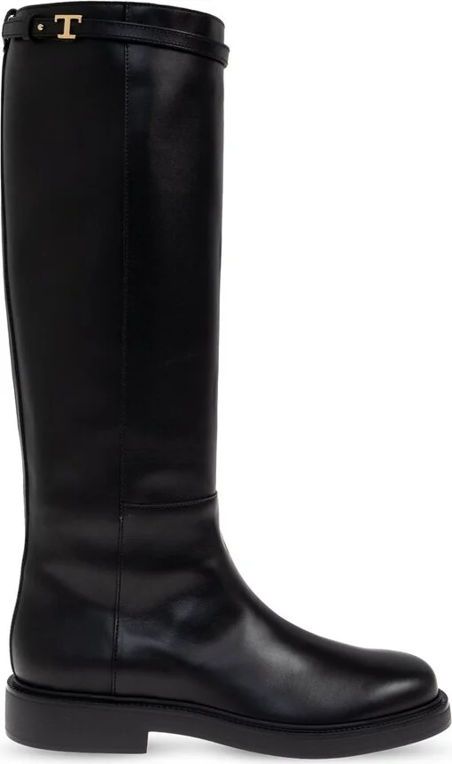Tod's T-Buckle Knee-High Boots