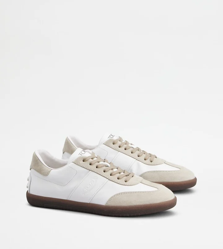 Tod's Tabs Sneakers in Smooth Leather and Suede - Image 4