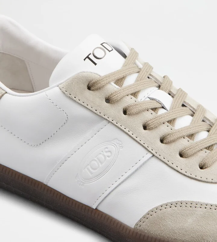 Tod's Tabs Sneakers in Smooth Leather and Suede - Image 6