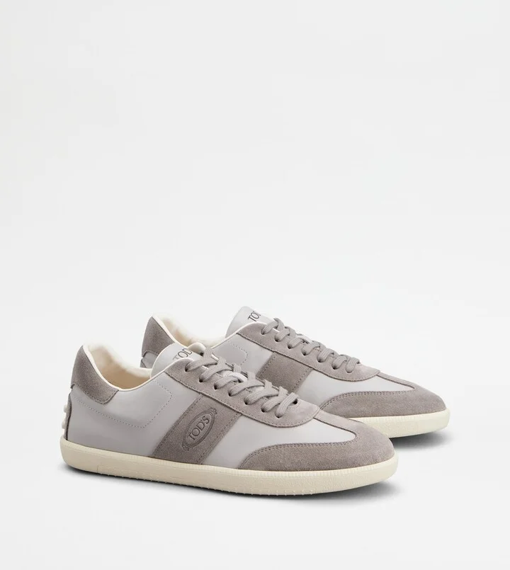 Tod's Tabs Sneakers in Smooth Leather and Suede - Image 2