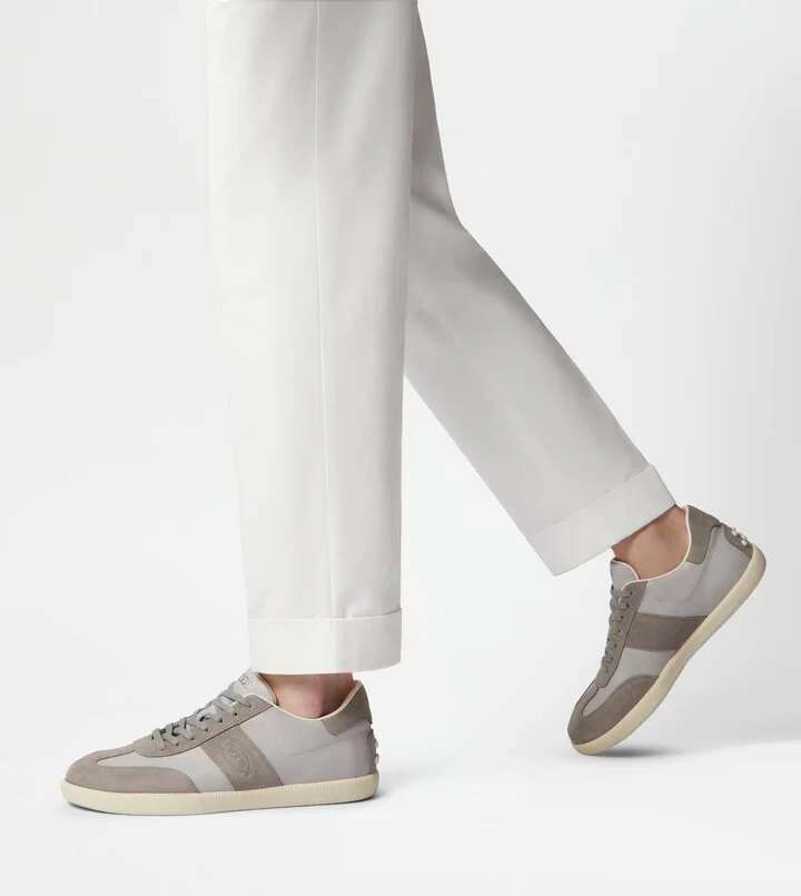 Tod's Tabs Sneakers in Smooth Leather and Suede - Image 6