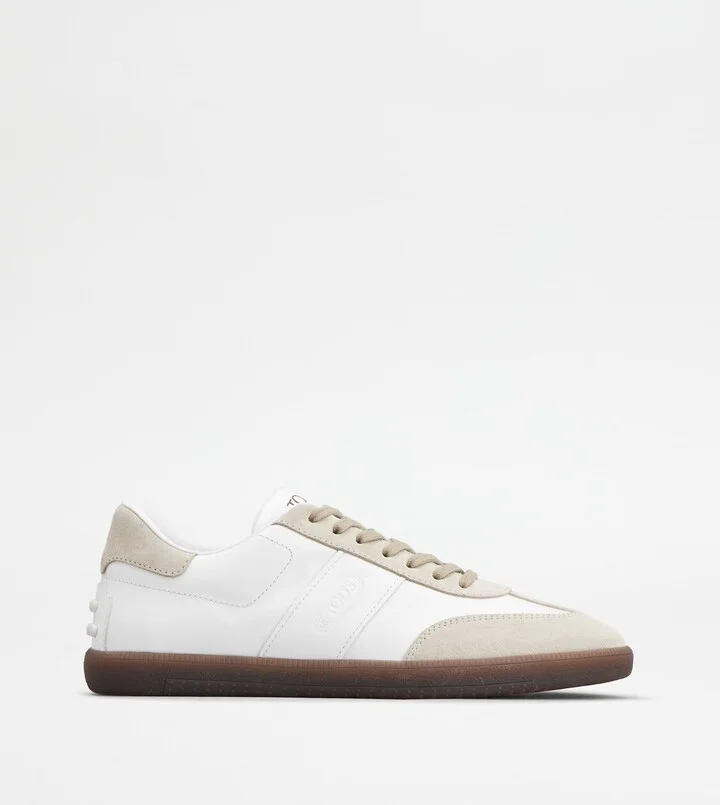 Tod's Tabs Sneakers in Smooth Leather and Suede