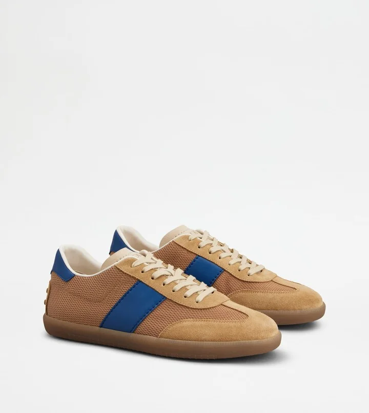 Tod's Tabs Sneakers in Suede and Technical Fabric - Image 2