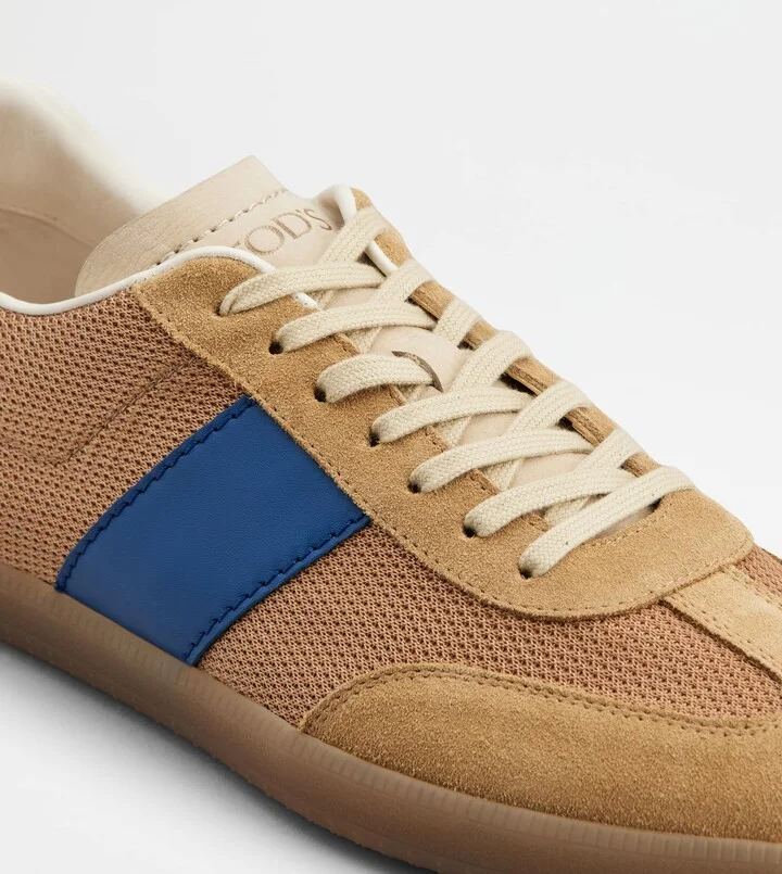 Tod's Tabs Sneakers in Suede and Technical Fabric - Image 5