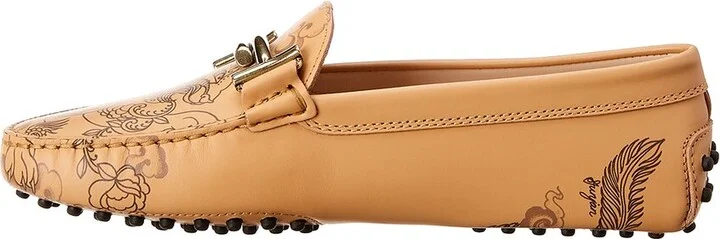 Tod's Tattoo Dragon Printed Leather Loafer - Image 2