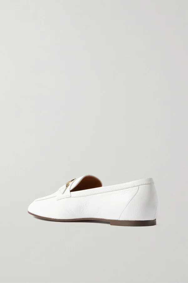 Tod's - Textured-leather Loafers - Off-white - Image 3