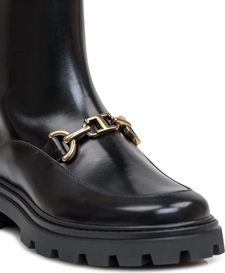 Tod'S Tod'S Leather Morsetto Boot - Image 4