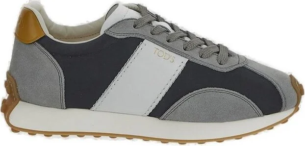 Tod's Trimmed Lace-Up Sneakers