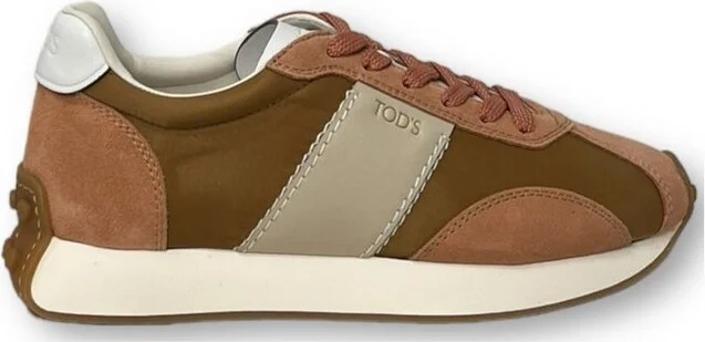 Tod's Trimmed Lace-Up Sneakers