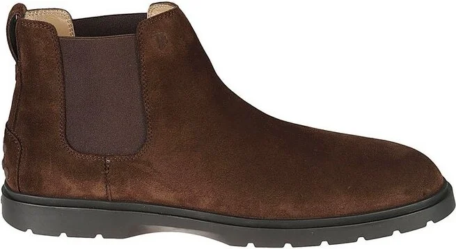 Tod's Tronchetto Round Toe Boots