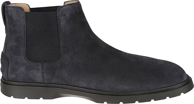 Tod's Tronchetto Round Toe Boots