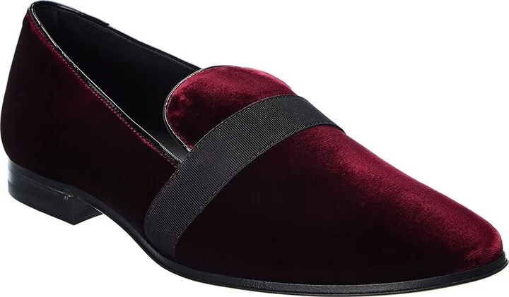 TODs Velvet & Patent Loafer