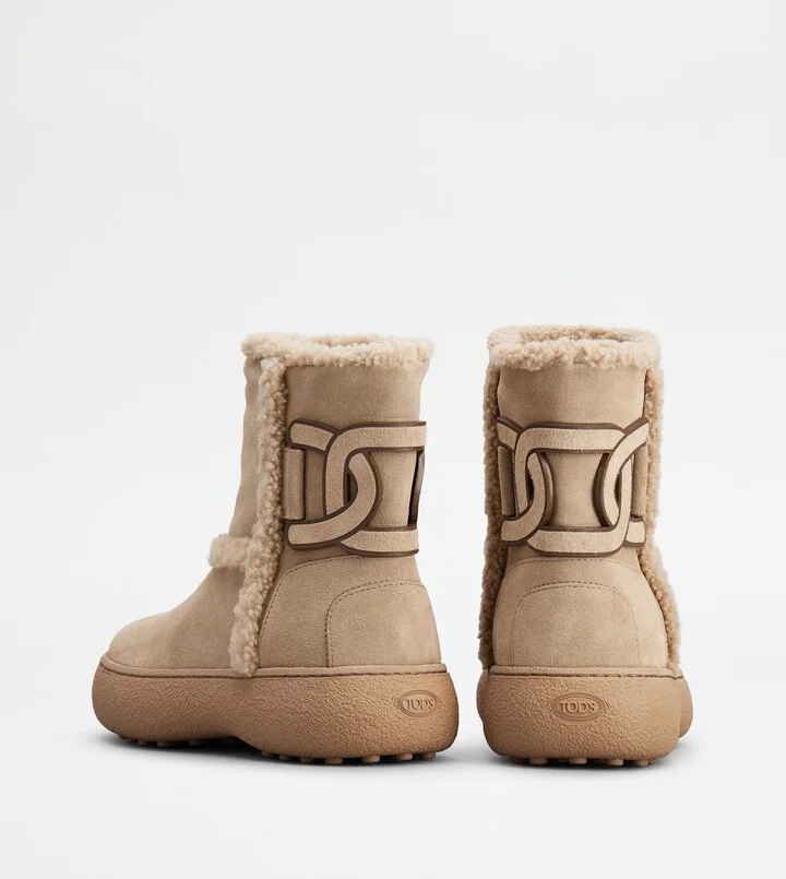 Tod's W. G. Ankle Boots in Suede - Image 3