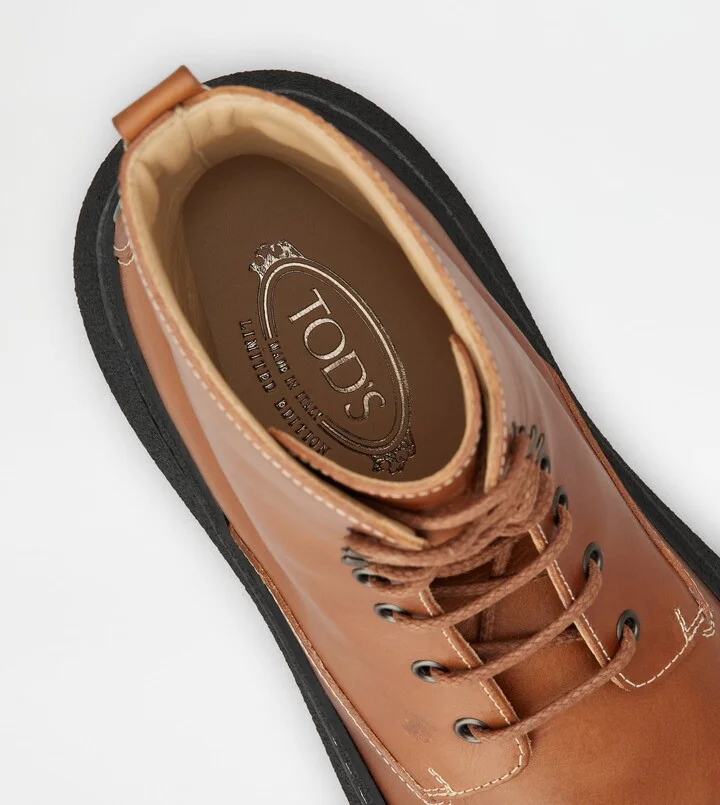 Tod's W. G. Lace-up Ankle Boots in Leather - Image 6