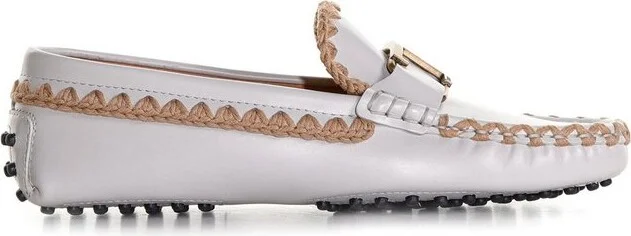 Tod's Whipstitch Buckled Loafers
