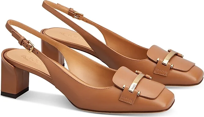 Tod's Women's Leather Loafer Pumps