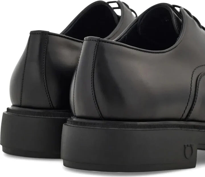 Toe-Capped Leather Oxford Shoes - Image 3