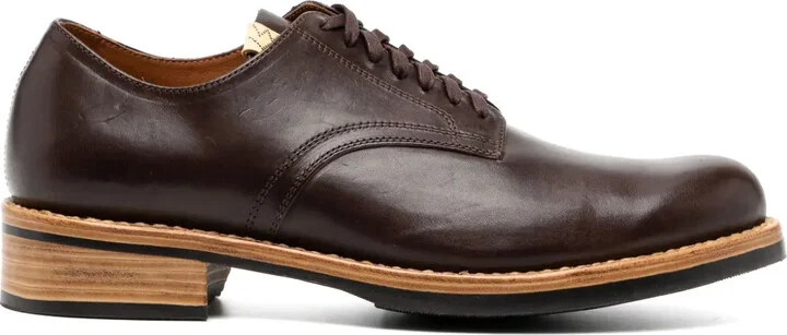 Toe-Folk leather derby shoes