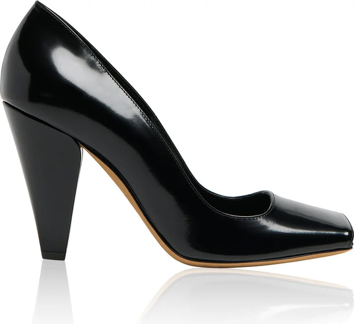 Toe Leather Pumps