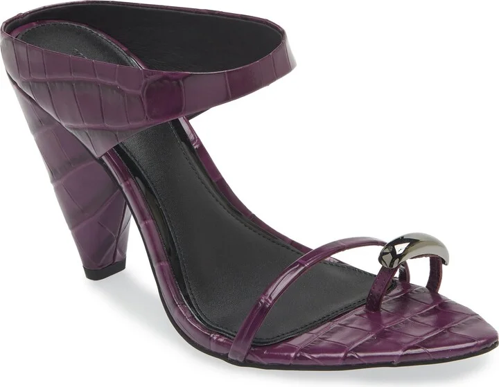 Toe Ring Pointed Toe Slide Sandal