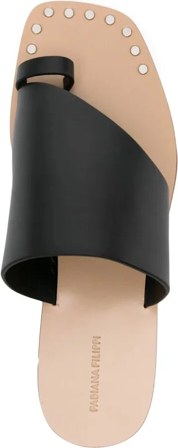Toe-Strap Leather Slides - Image 4