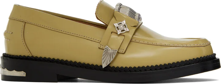 Toga Pulla Beige Hardware Loafers