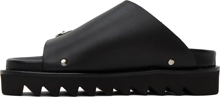 Toga Pulla Black Buckle Sandals - Image 3