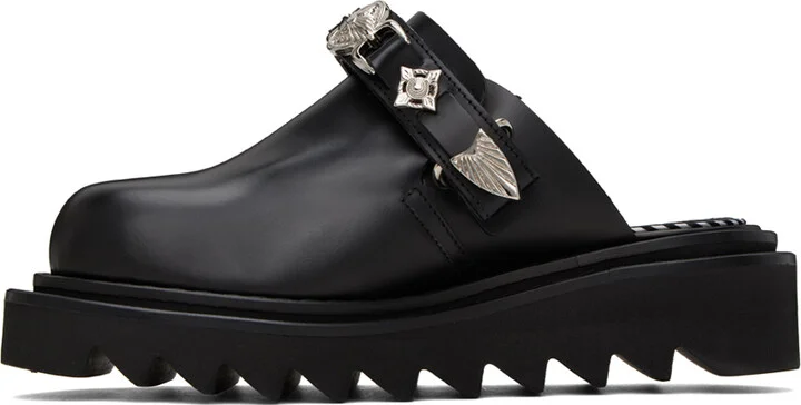 Toga Pulla Black Chunky Loafers - Image 3