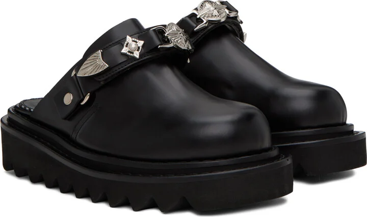 Toga Pulla Black Chunky Loafers - Image 4