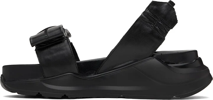 Toga Pulla Black Chunky Sandals - Image 3