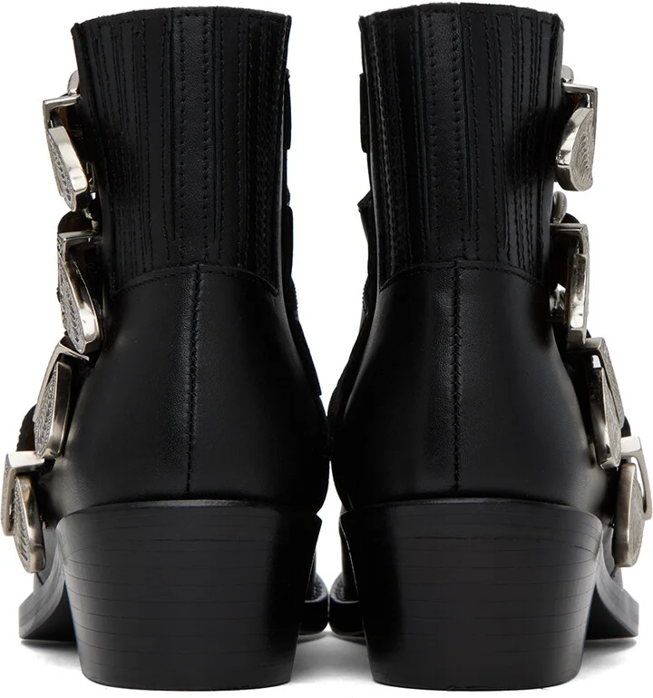 Toga Pulla Black Cowboy Boots - Image 2