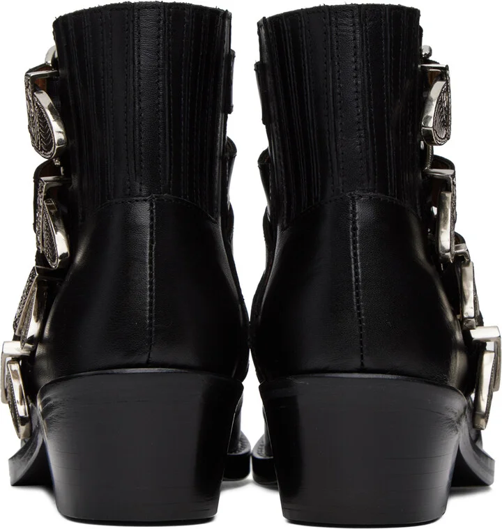 Toga Pulla Black Cowboy Boots - Image 2