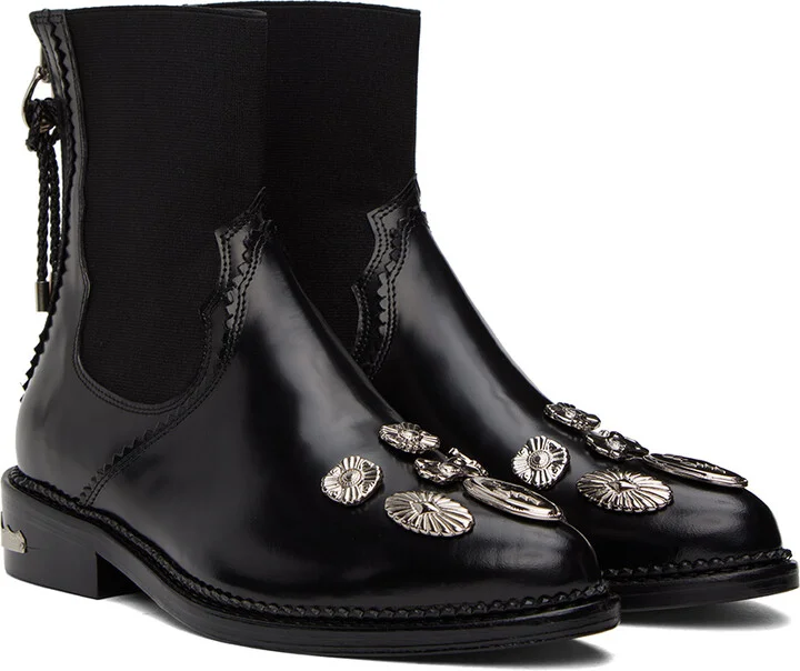 Toga Pulla Black Hardware Boots - Image 4