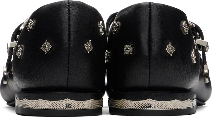 Toga Pulla Black Mary Jane Ballerina Flats - Image 2