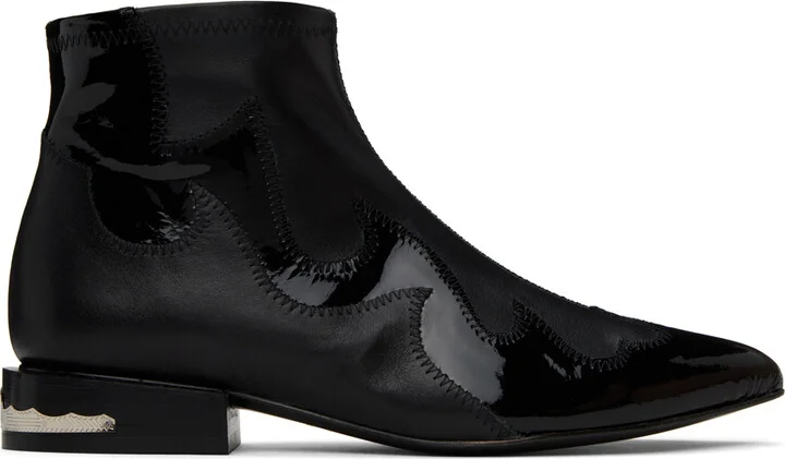 AJ983-BLACK LEATHER