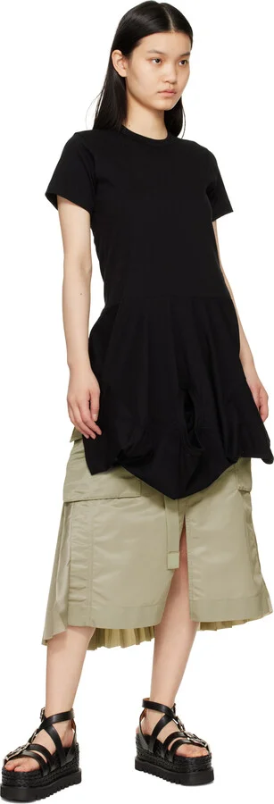Toga Pulla Black Pin-Buckle Platform Sandals - Image 5