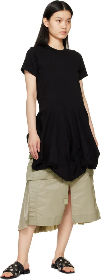 Toga Pulla Black Pin-Buckle Sandals - Image 5