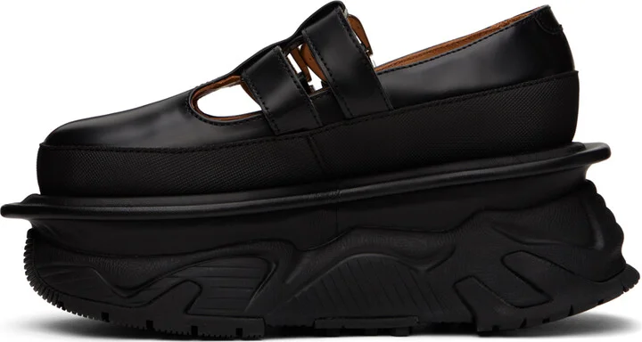 Toga Pulla Black Platform Mary Jane Oxfords - Image 3