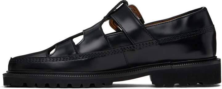 Toga Pulla Black Polido Loafers - Image 3