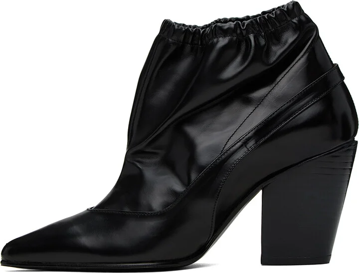 Toga Pulla Black Slingback Boots - Image 3