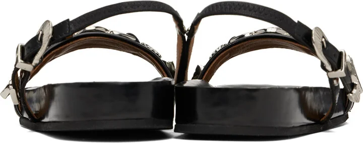 Toga Pulla Black Slingback Sandals - Image 2